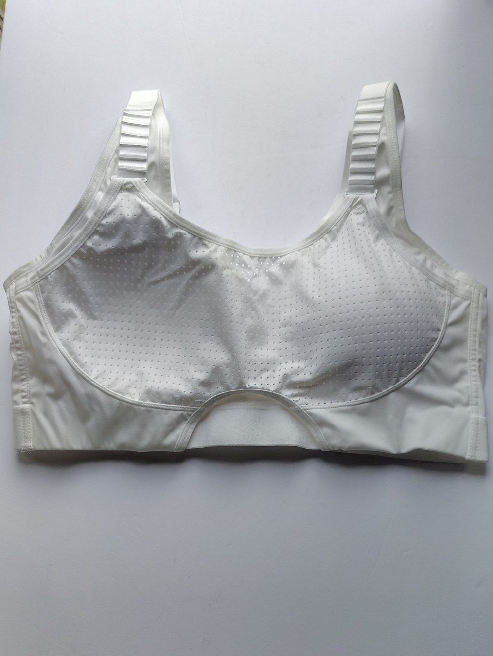 NEW Honey Curve Sz X3L Soft Support White Wireless Comfort Bra Wide Straps B19X